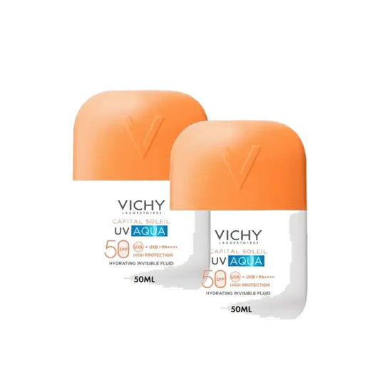 Vichy Capital Soleil UV Aqua Fluido Invisible SPF50 50 ml, 2 kpl:n pakkaus