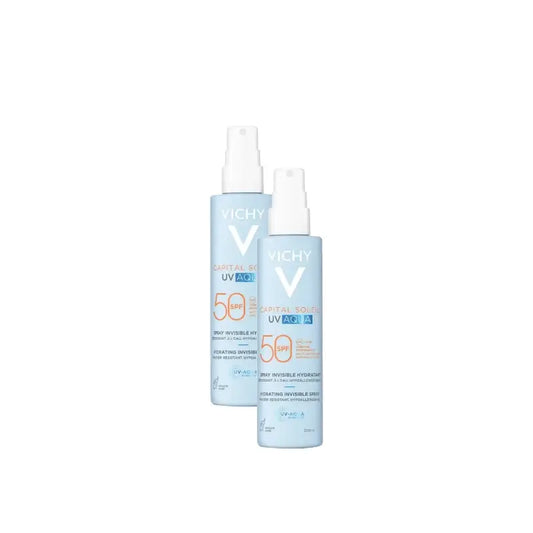 Vichy Capital Soleil UV Aqua Spray Invisible SPF50 200 ml, 2 kpl:n pakkaus