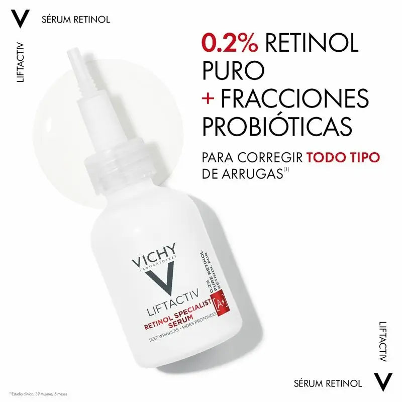 Vichy Liftactiv Retinol-seerumi syville ryppyille, 30 ml