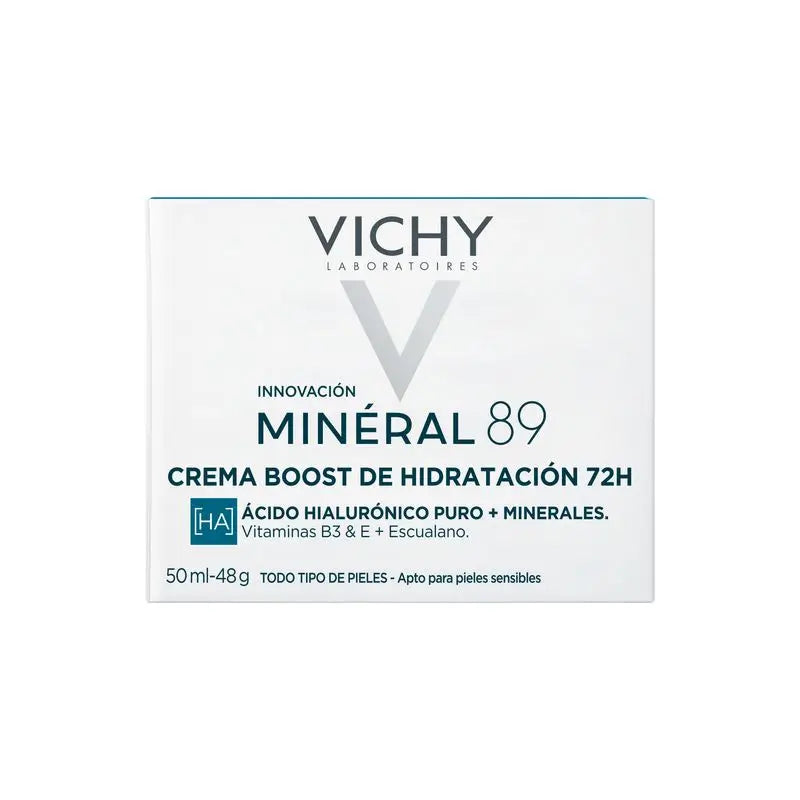 Vichy Minéral 89 72H kevyt kosteusvoide, 50 ml