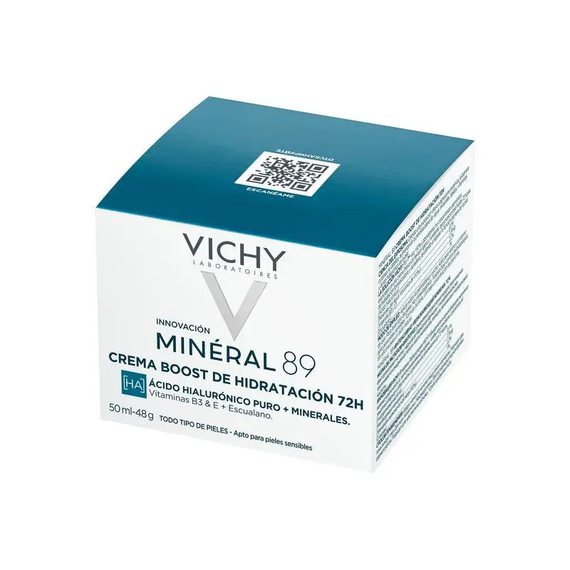Vichy Minéral 89 72H kevyt kosteusvoide, 50 ml