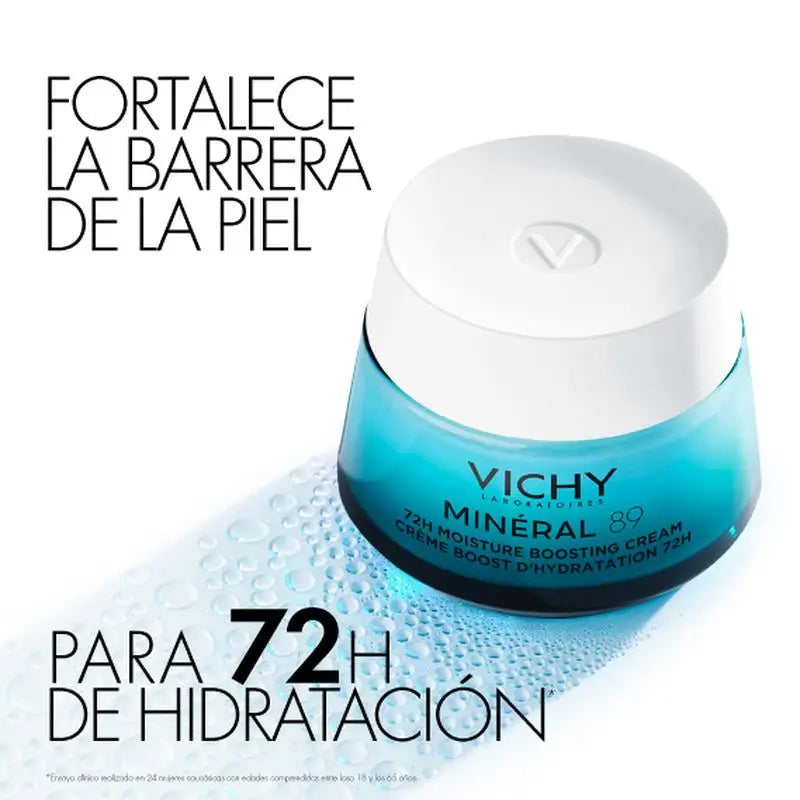 Vichy Minéral 89 72H kevyt kosteusvoide, 50 ml