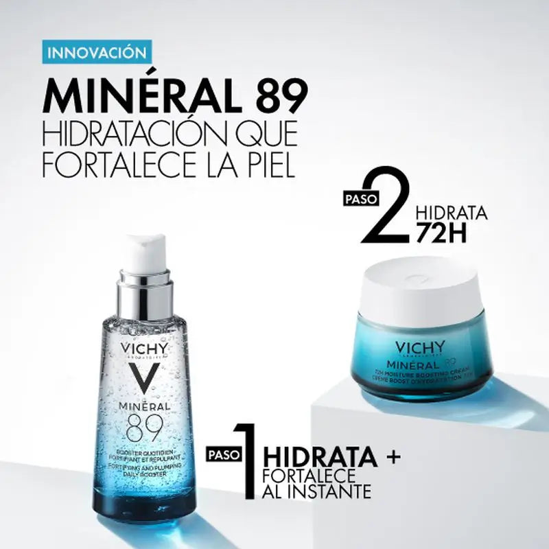 Vichy Minéral 89 72H kevyt kosteusvoide, 50 ml