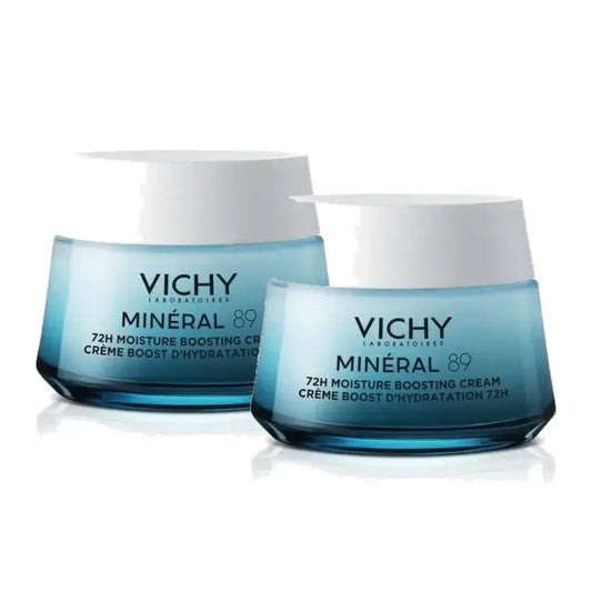 Vichy Minéral 89 72 tunnin kevyt kosteusvoide, 50 ml, 2 kpl:n pakkaus