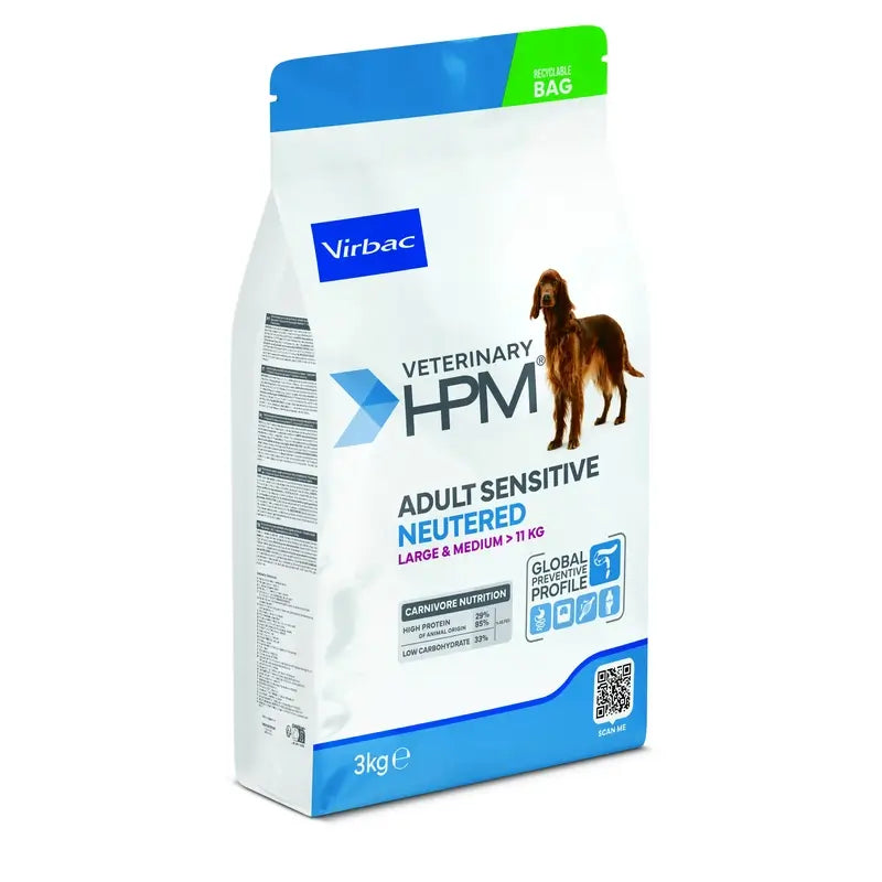 Virbac Hpm Canine Sensitive Digest Neutered Neutered Large Med. 3Kg, dog food