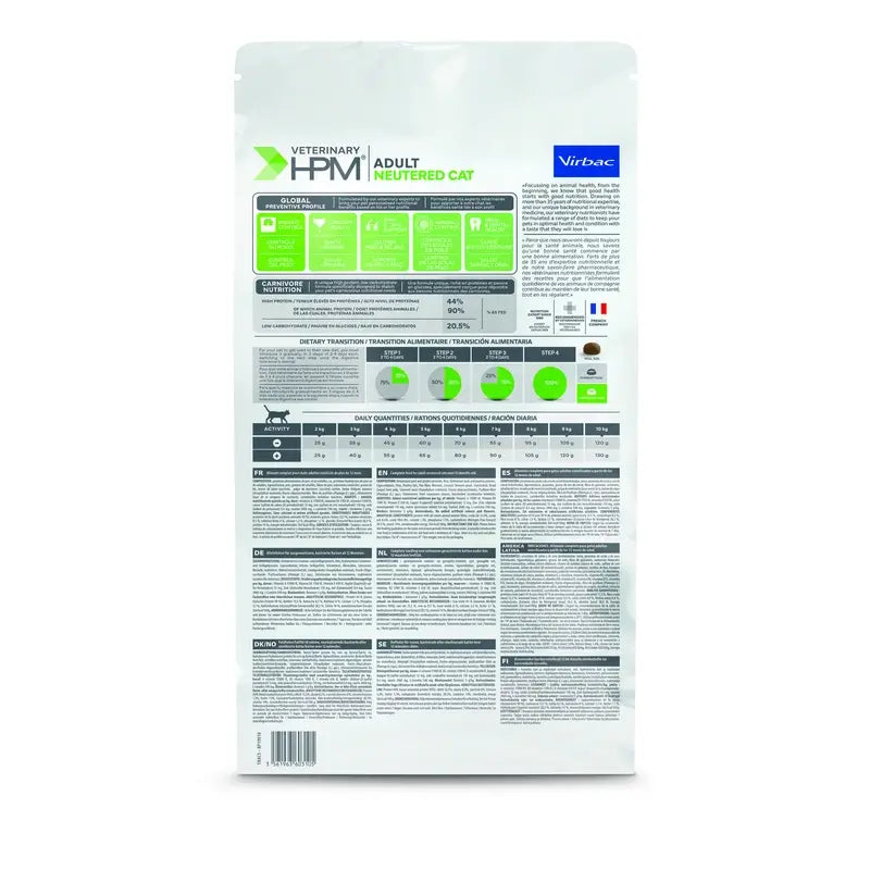 Virbac Hpm Steriloitu aikuinen kissa Ruoka 3 kg, kissanruoka