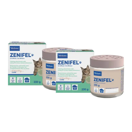 Virbac Zenifel -geeli kissille, hajuste, 2 x 230 g:n pakkaus