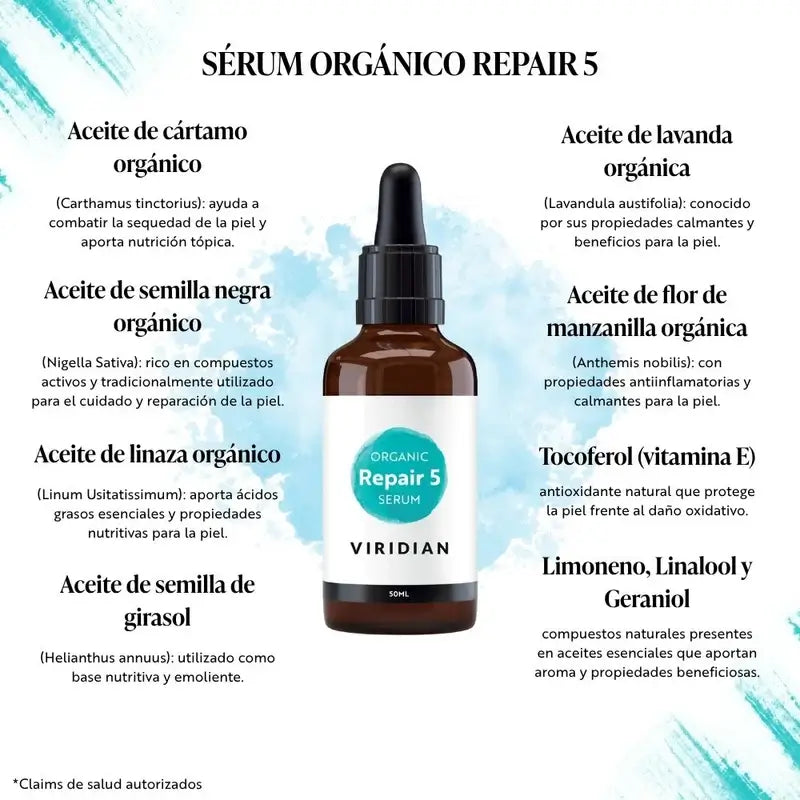Viridian 5 Repair -seerumi 50 ml. Bio