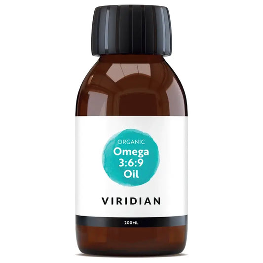 Viridian Omega 3-6-9 -öljy 200 ml. Vegaaninen 