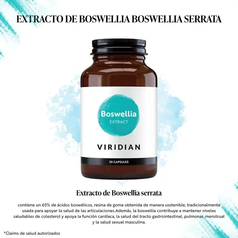 Viridian Boswellia-hartsiuute, 30 kasviskapselia 