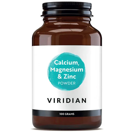Viridian Kalsium-magnesium-sinkki + C-vitamiini, jauhe, 100 g 