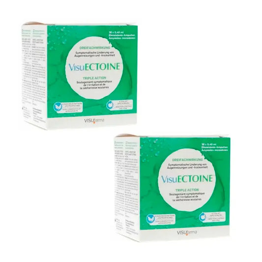 Visuectoina Triple Acción, 2 x 30 kertakäyttöannospakkausta