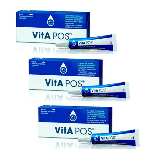 Vita-Pos silmävoide, 3 x 5 g:n pakkaus