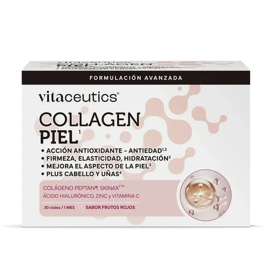 Vitaceutics Collagen Piel, 30 ampullia