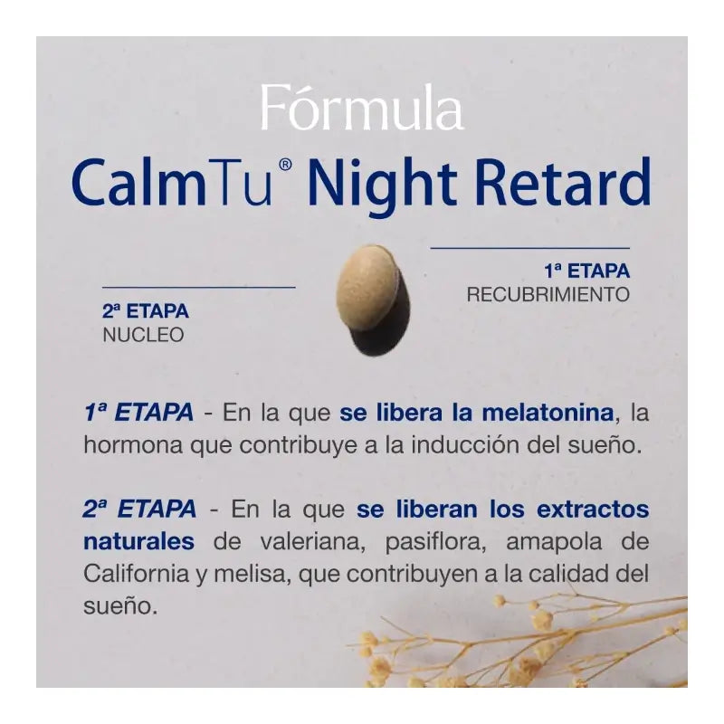 CalmTu Night Retard 60 tablettia – Rauhoittava uni valeriaanalla ja melatoninalla