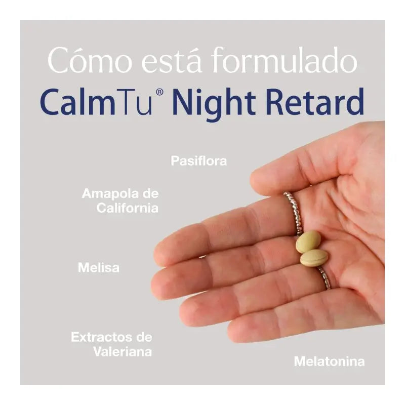 CalmTu Night Retard 60 tablettia – Rauhoittava uni valeriaanalla ja melatoninalla