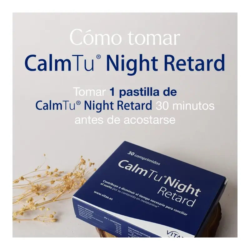 CalmTu Night Retard 60 tablettia – Rauhoittava uni valeriaanalla ja melatoninalla