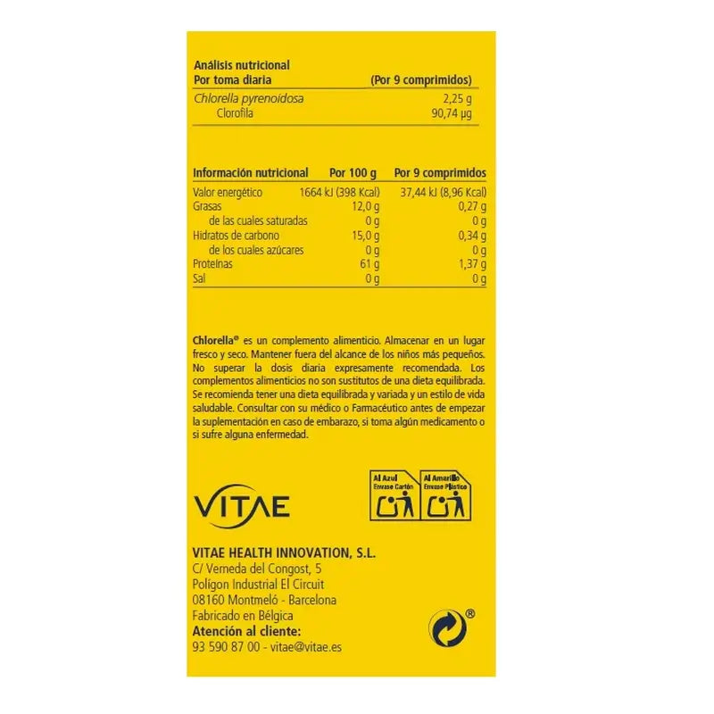 Chlorella 300 tablettia – Sisältää chlorella-levää