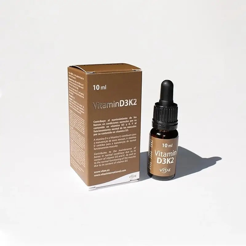 Vitae Vitamin D3K2 10 ml – D3- ja K2-vitamiinit luustolle ja immuunijärjestelmälle
