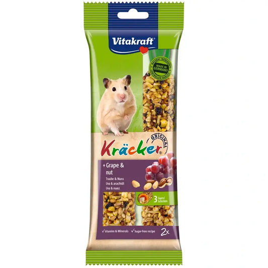 Vitakraft-hamsteripatukat, viinirypäle ja pähkinät, 5 x 2 kpl