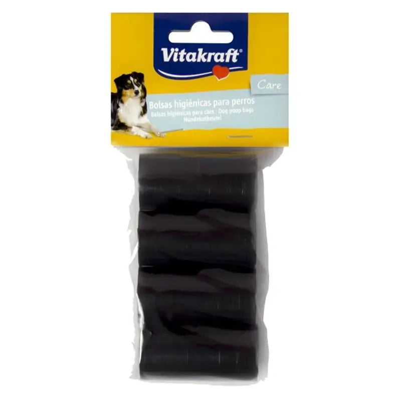 Vitakraft mustat ulostepussit – koira 4 x 20 kpl
