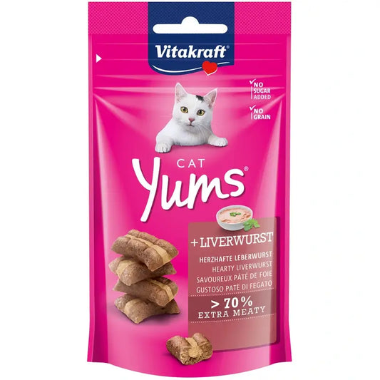 Vitakraft Cat Yums -maksapatee 9 x 40 grammaa