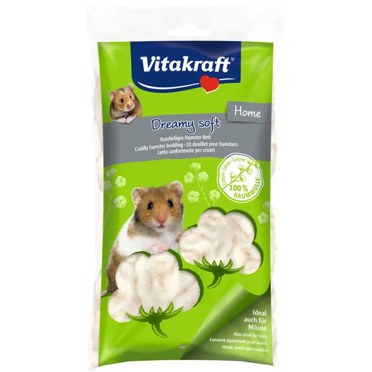 Vitakraft Dreamy pehmeä sänky hamstereille, 20 grammaa