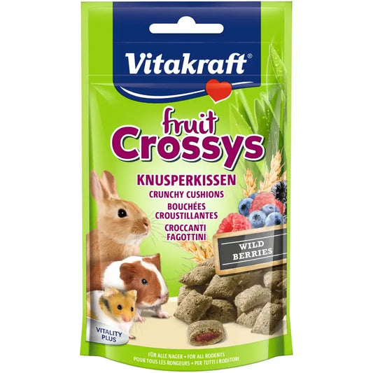 Vitakraft Fruit Crossy -marsut 9 x 50 grammaa