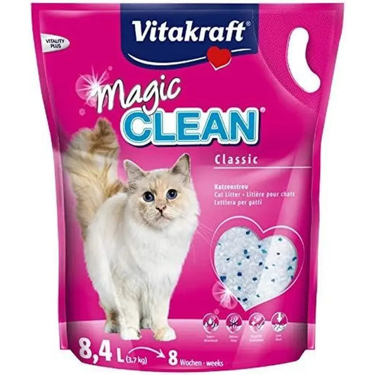 Vitakraft Magic Clean 8, 4 litraa, 3,7 kiloa, 3