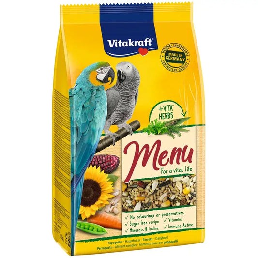 Vitakraft Menu Premium-papukaijat 1 kilo 21047