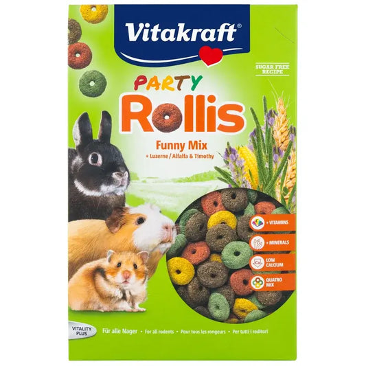 Vitakraft Party Rollis -jyrsijöille 500 grammaa