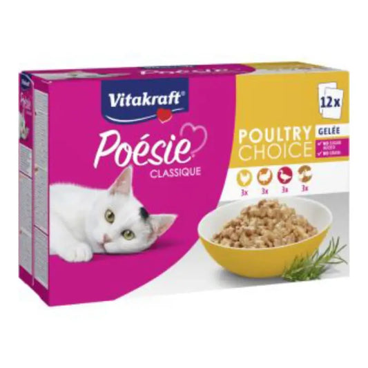 Vitakraft Poesie Classique Ave Gelatina 12 x 85 grammaa