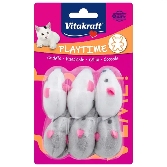Vitakraft Felpa-hiiret Gatos For You, 1 kpl