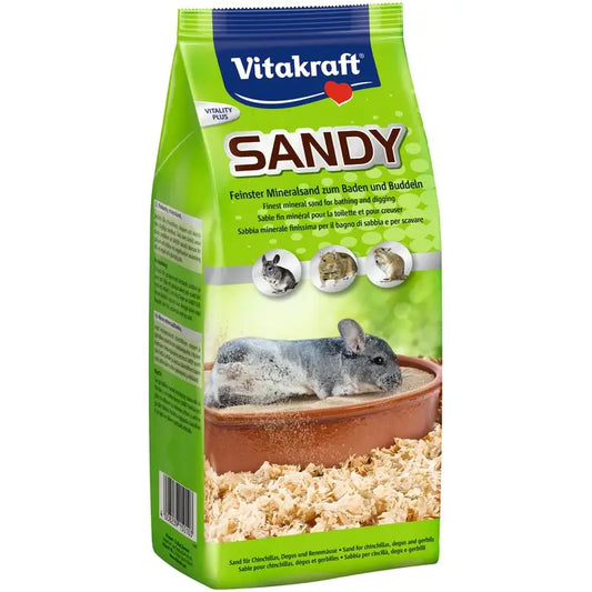 Vitakraft Sandy Arena -chinchillojen hiekka, 1 kilo