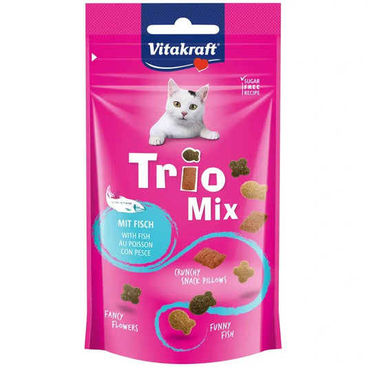 Vitakraft Snack Trio Mix -lohi 8 x 60 grammaa