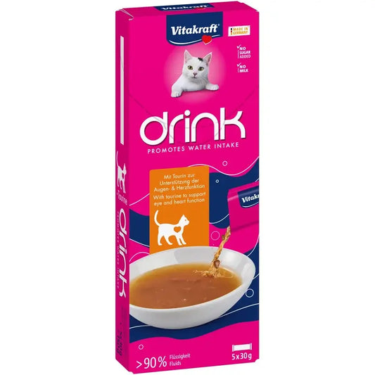 Vitakraft Vita Drink Kana ja tauriini 9 x 5 x 30 g