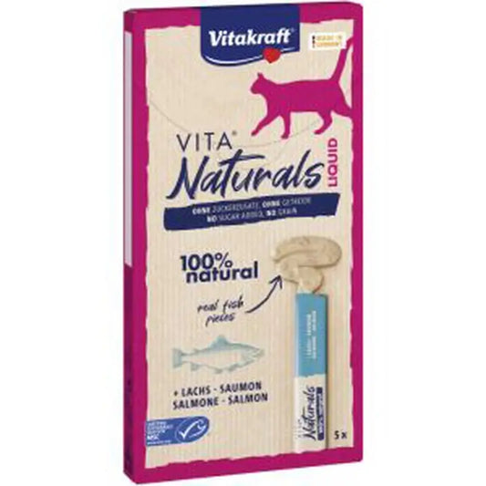 Vitakraft Vita Naturals Liquid-Snack -lohi 11 x 5 kpl