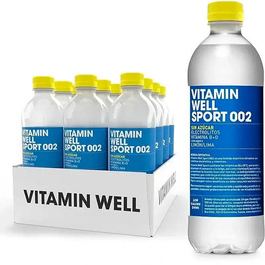 Vitamin Well Sport 002, 12 x 500 ml:n pakkaus