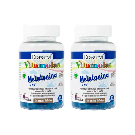 Vitamolas Drasanvi Melatoniini, 2 x 60 karkkia 