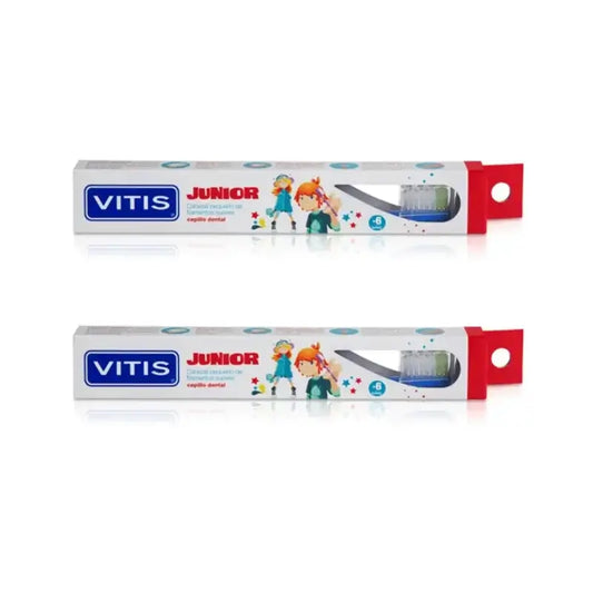 Vitis Cepillo Junior, 6-vuotiaille ja sitä vanhemmille, 2 kpl 