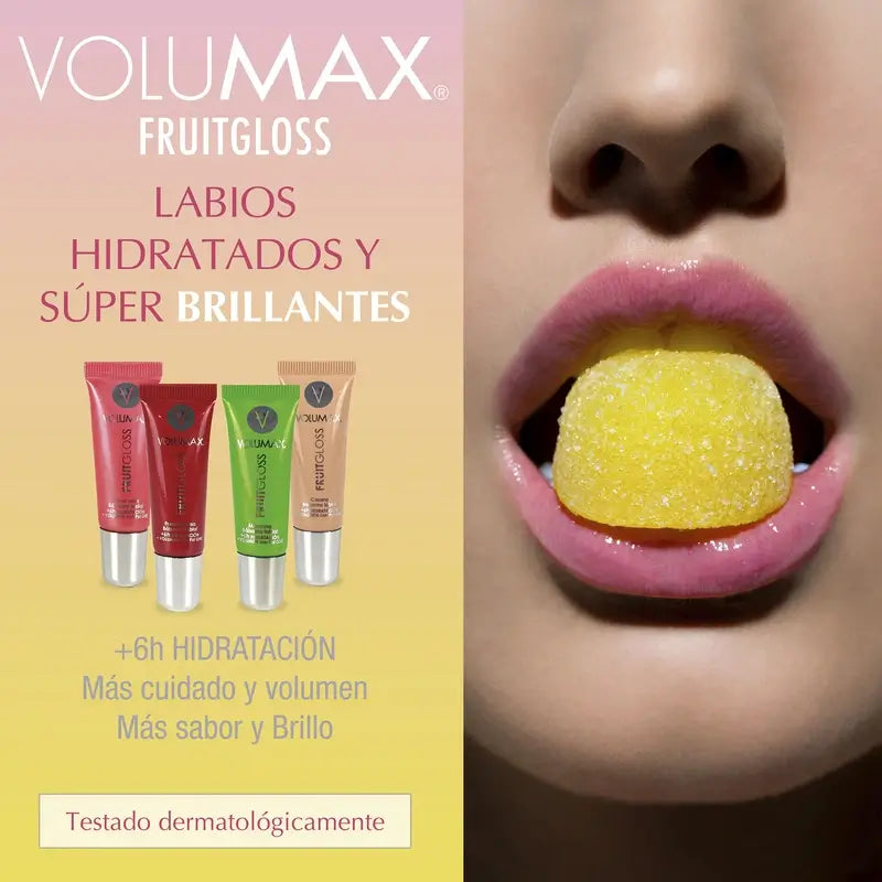 Volumax Fruitgloss Mansikka-kerma Huulivoide 7,5 ml.