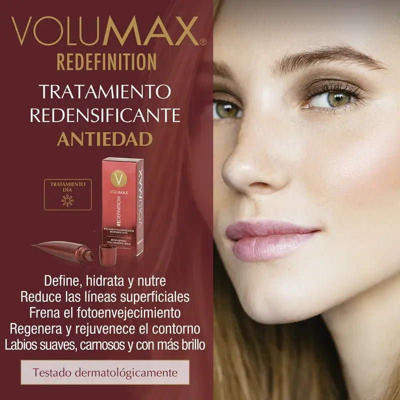 Volumax Redefinition - huulivoide, joka korjaa, ehkäisee ryppyjä ja lisää volyymia, 15 ml