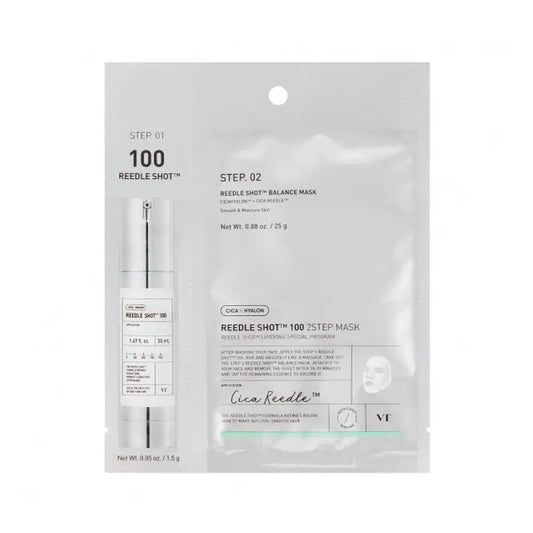 Vt Cosmetics Vt Reedle Shot 100 2-vaiheinen naamio, 21,5 g