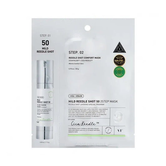 Vt Cosmetics Vt Reedle Shot 50 2-vaiheinen naamio, 21,5 g