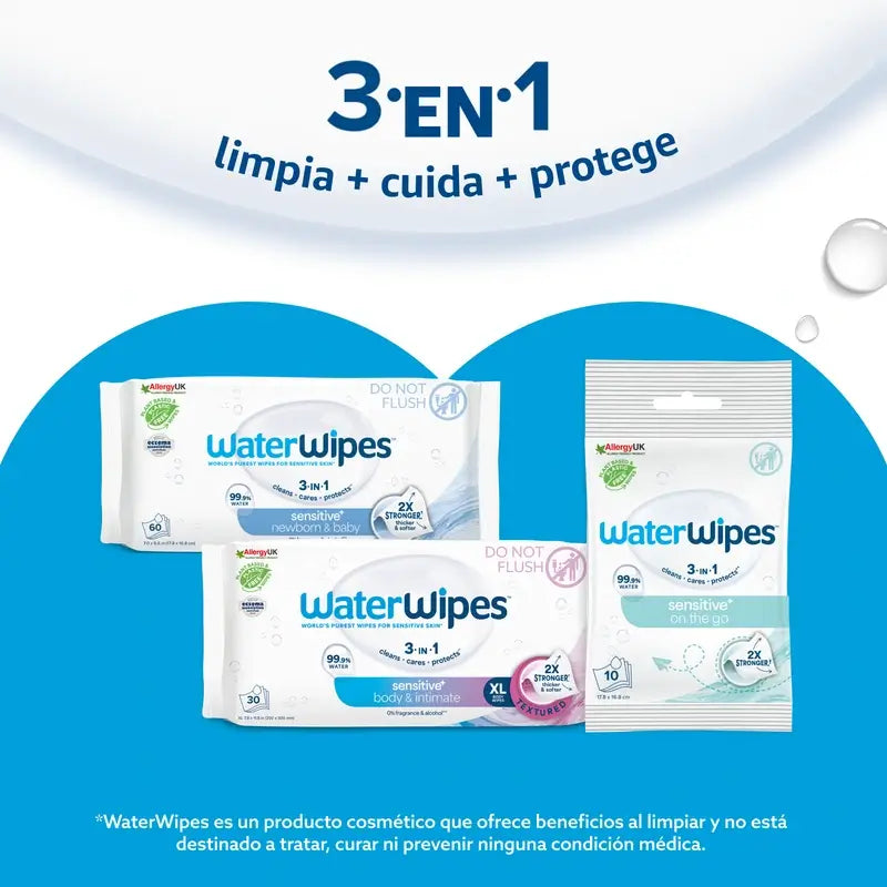 Waterwipes biohajoavat vauvanpyyhkeet, 60 kpl