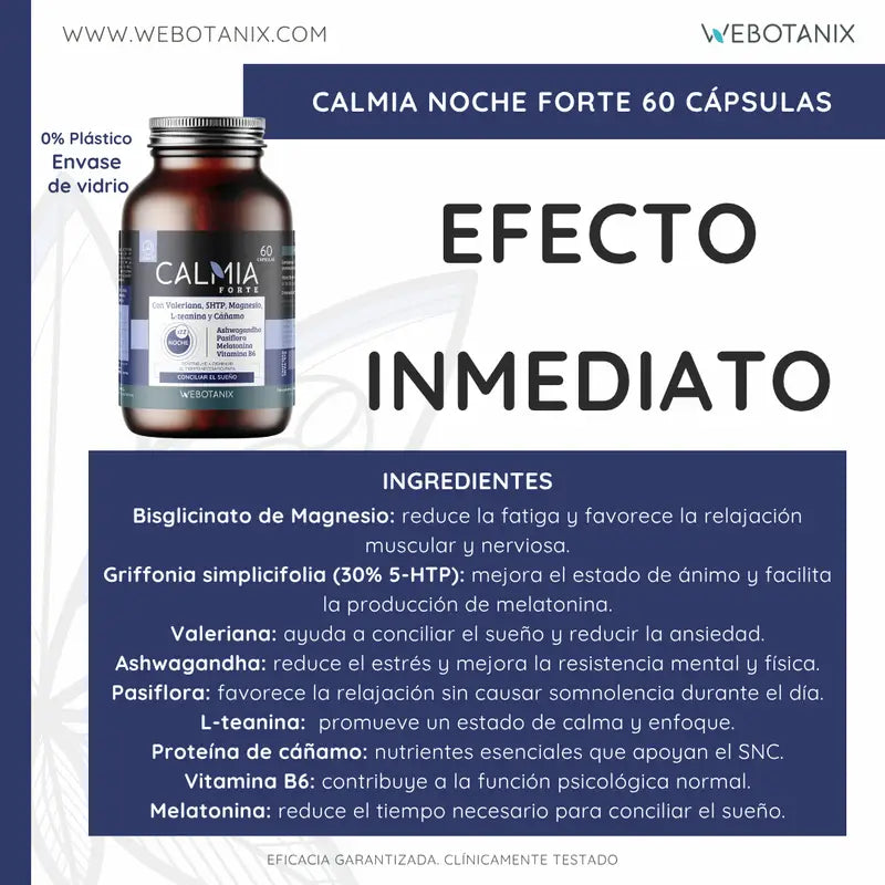 Webotanix Calmia Noche Forte, 60 kapselia
