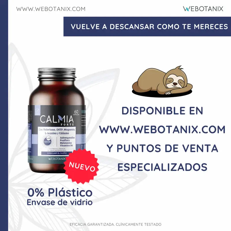 Webotanix Calmia Noche Forte, 60 kapselia