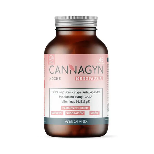 Webotanix Cannagyn Menopausia Noche, 45 kapselia