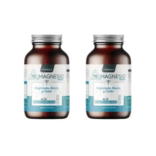Webotanix Magnesium Triple Formula, 2 x 60 kapselia 
