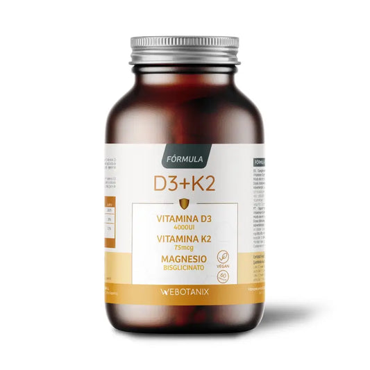 Webotanix D3+K2-vitamiinivalmiste, 60 kapselia